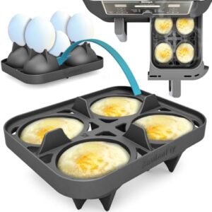 1 x insert ZauberFry 2 în 1 pentru braconaj și mașină de gătit ouă compatibile cu friteuitoarea cu aer cald Ninja AF400EU, AF451EU, AF500DE și SL400EU, accesorii, sigure pentru alimente și rezistente la temperatură