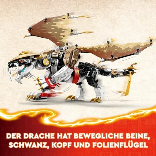 LEGO Ninjago Egalt Maestrul Dragon, Set Ninja cu Jucărie Dragon și 5 figurine, inclusiv Lloyd și NYA, Maestru Dragon, Cadou pentru băieți și fete de la 8 ani 71809 - imagine 3